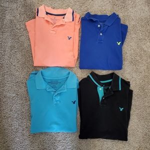Lot of 4 American Eagle Men's XL Polos